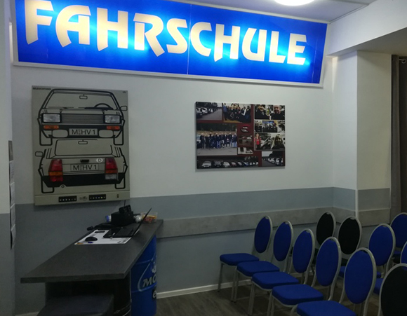 Führerschein machen in Berlin - AS Fahrschulen - Schulungsraum- 
